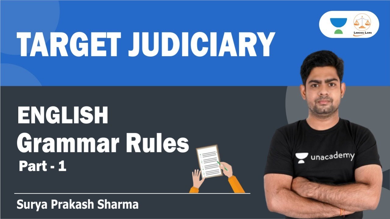 English Grammar Rules | Judiciary Exams