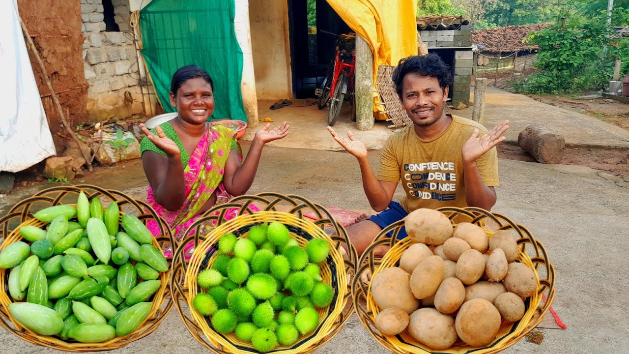 Vegetable Cooking | kunduru , kankoda , Aloo village cooking style 