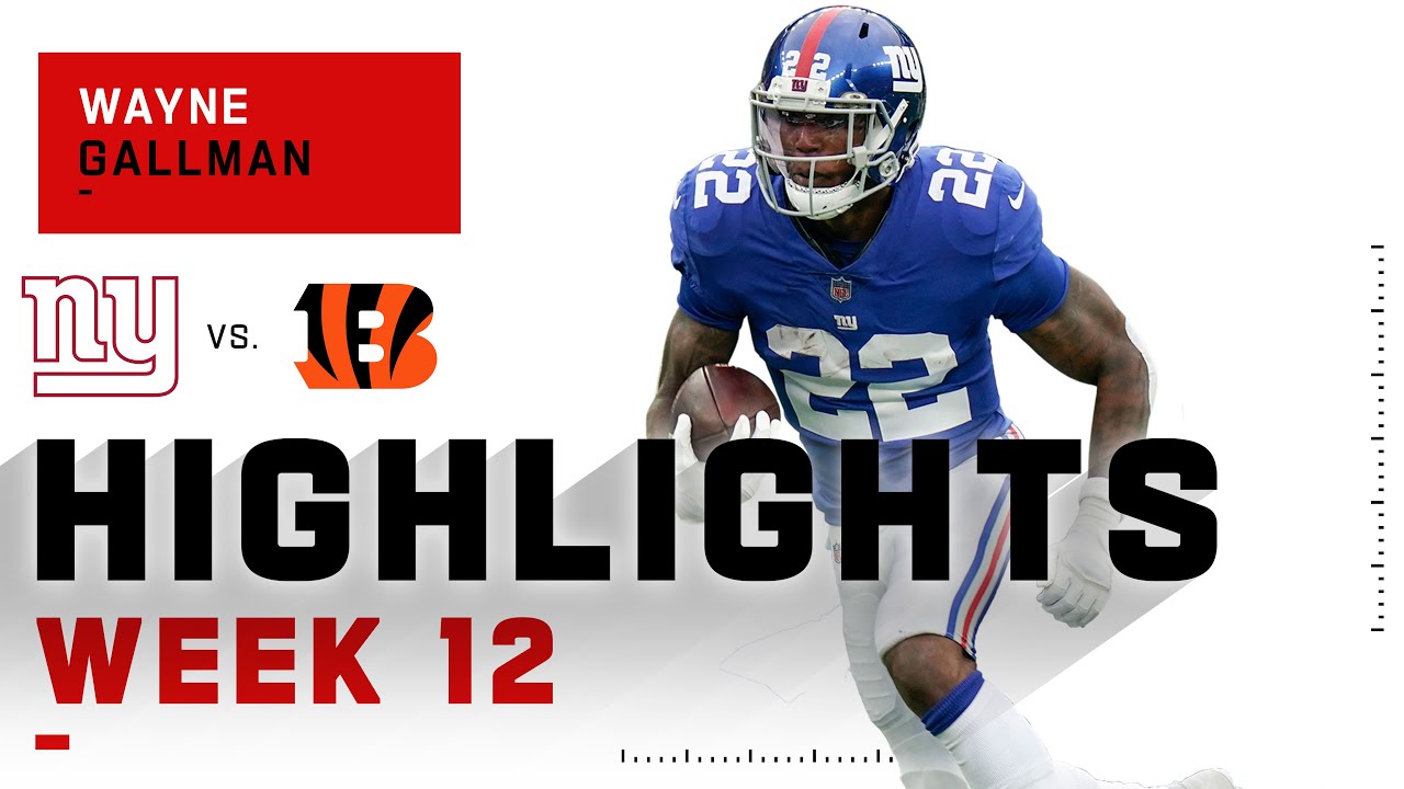 Wayne Gallman Runs the Giants into a Victory | NFL 2020 Highlights