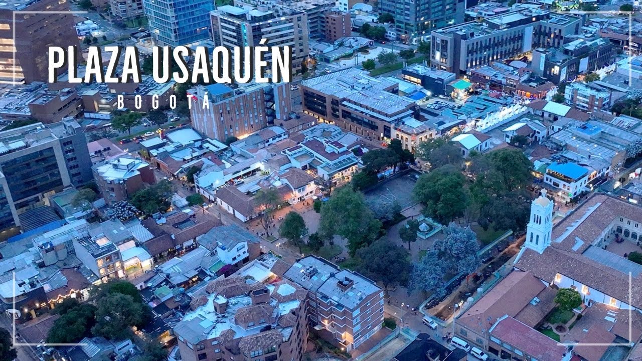 Bogotá - Pueblo Usaquén pueblo -  4K Dron 🇨🇴