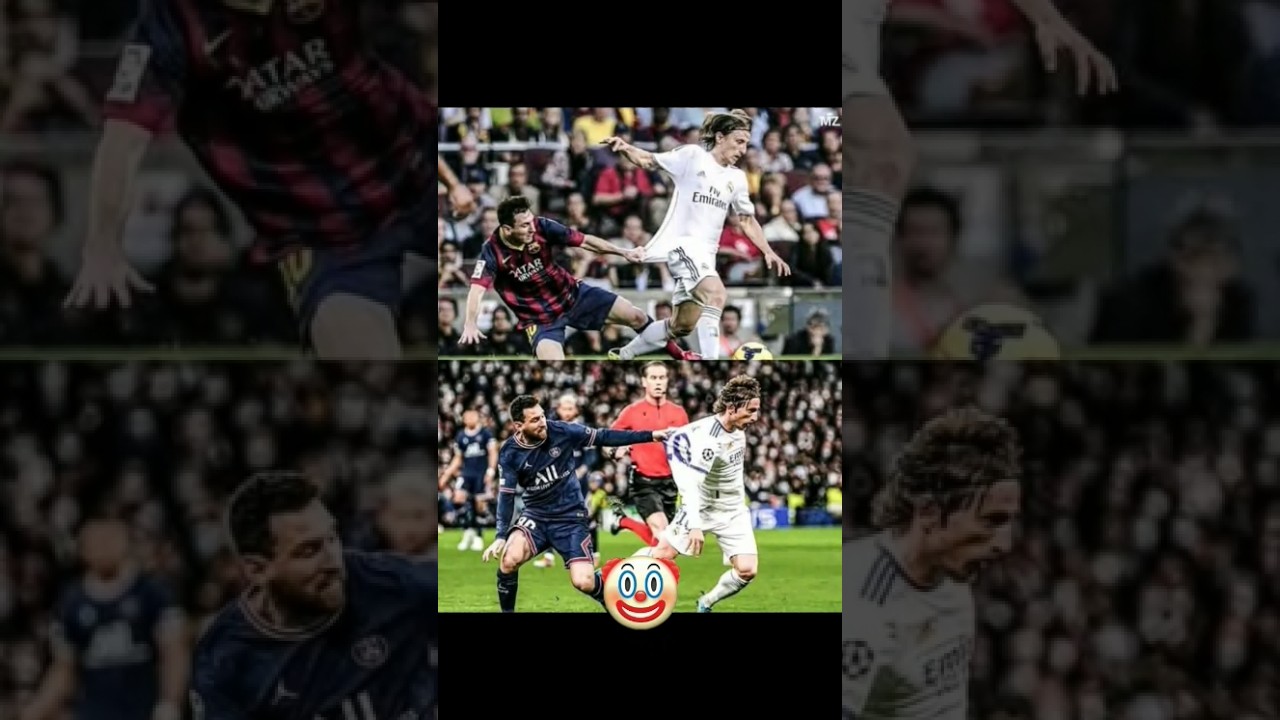 Luka modric vs Lionel Messi ☠️🥶 #edit #manchesterunited #football #fyp #mbappe #ronaldo #wearemessi