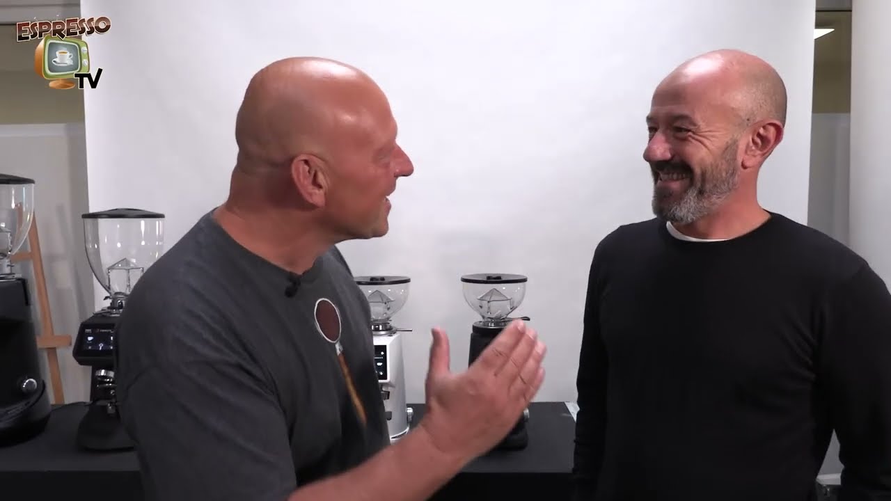 Fiorenzato grinders overview - Denis and Giulia visit Espresso TV