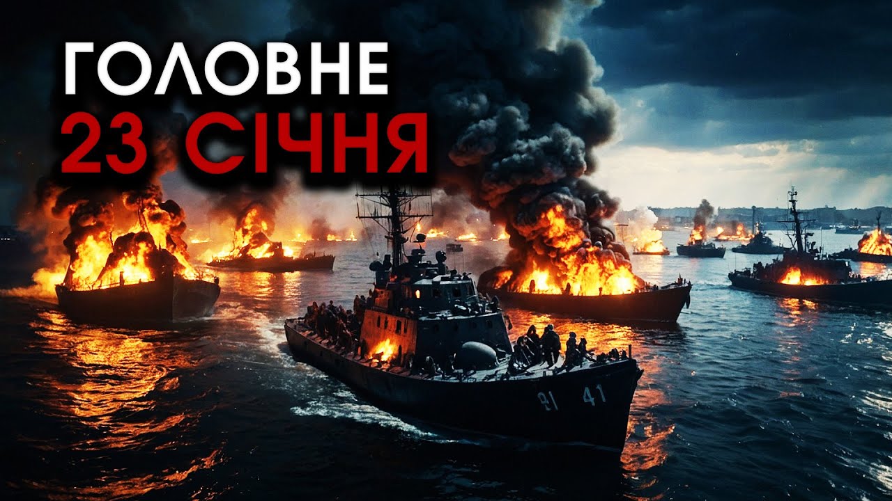 Почали гігантський ШТУРМ Херсона, тонуть КОРАБЛІ! Трагедія з Зеленським після ДАВОСУ | Головне 23.01