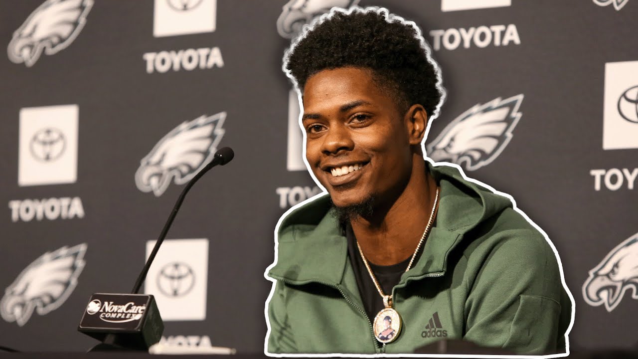 Greedy Williams' First Press Conference as an Eagle
