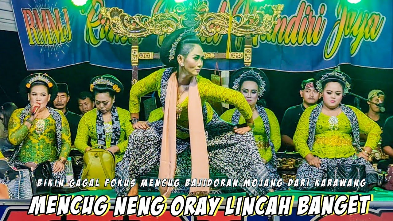 MENCUG PENARI KAHOT KARAWANG!! NENG ORAY MENCUG BIKIN GAGAL FOKUS - Jaipong PRMMJ Namin Grup