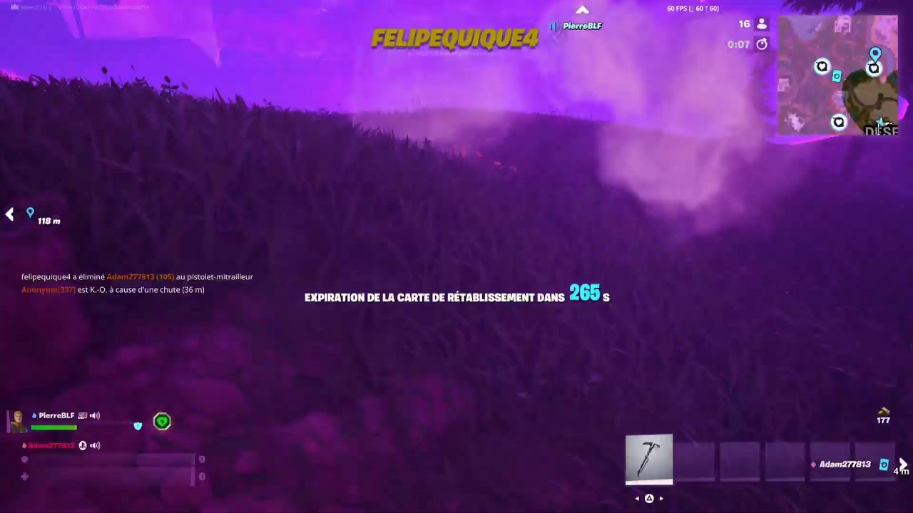 Live Fortnite  objectif top 1 sans soin