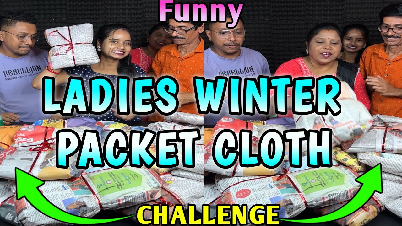 Ultramodern Ladies Winter Packet Cloth Funny Challenge With Family