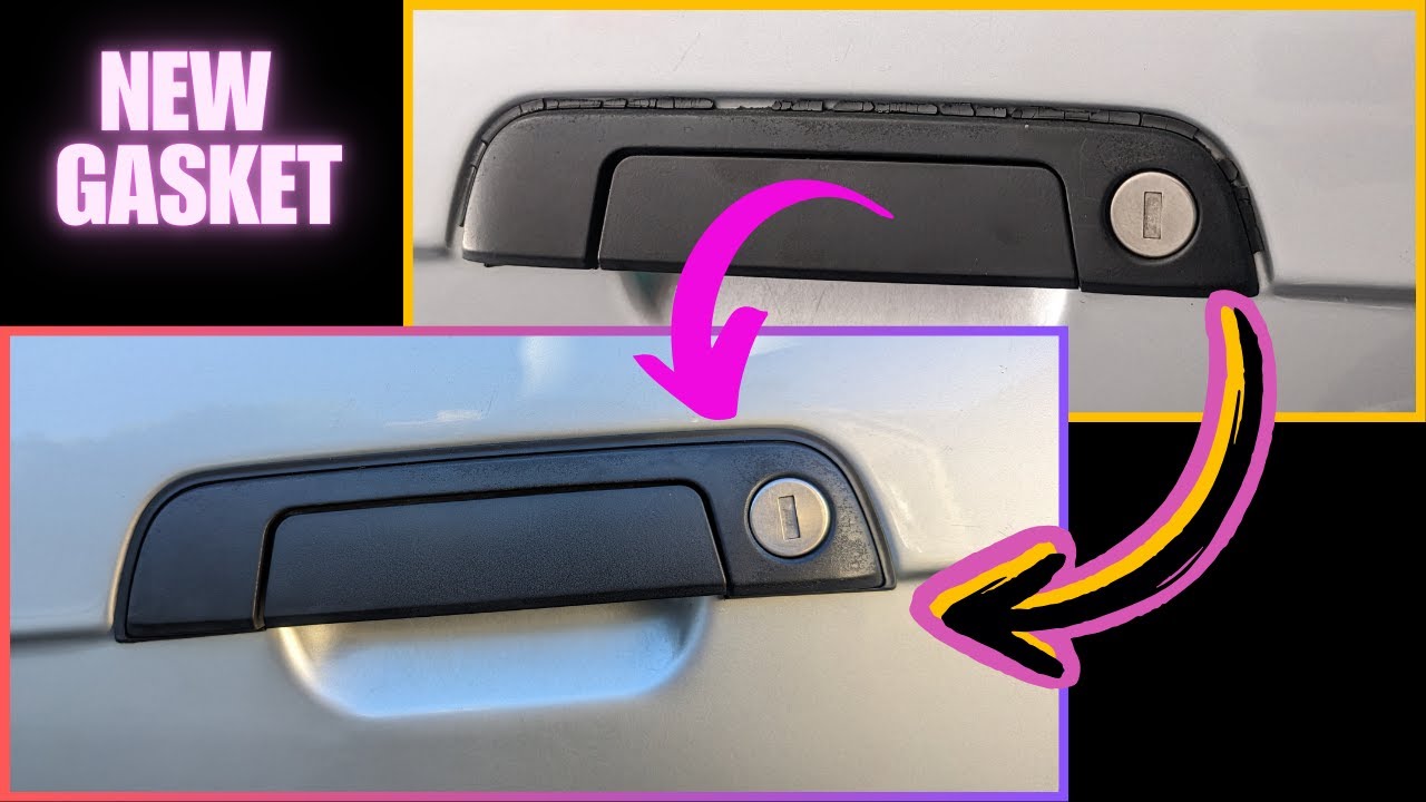 BMW E36 / E34 door handle gasket replacement