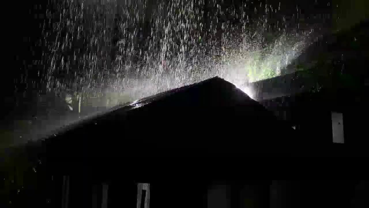 Night Rain on Tin Roof 🌙 Sleep Calm and Deep