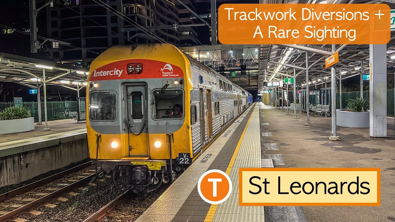 Transport for Sydney Vlog 799: St Leonards Part 5 - Trackwork Diversions + A Rare Sighting