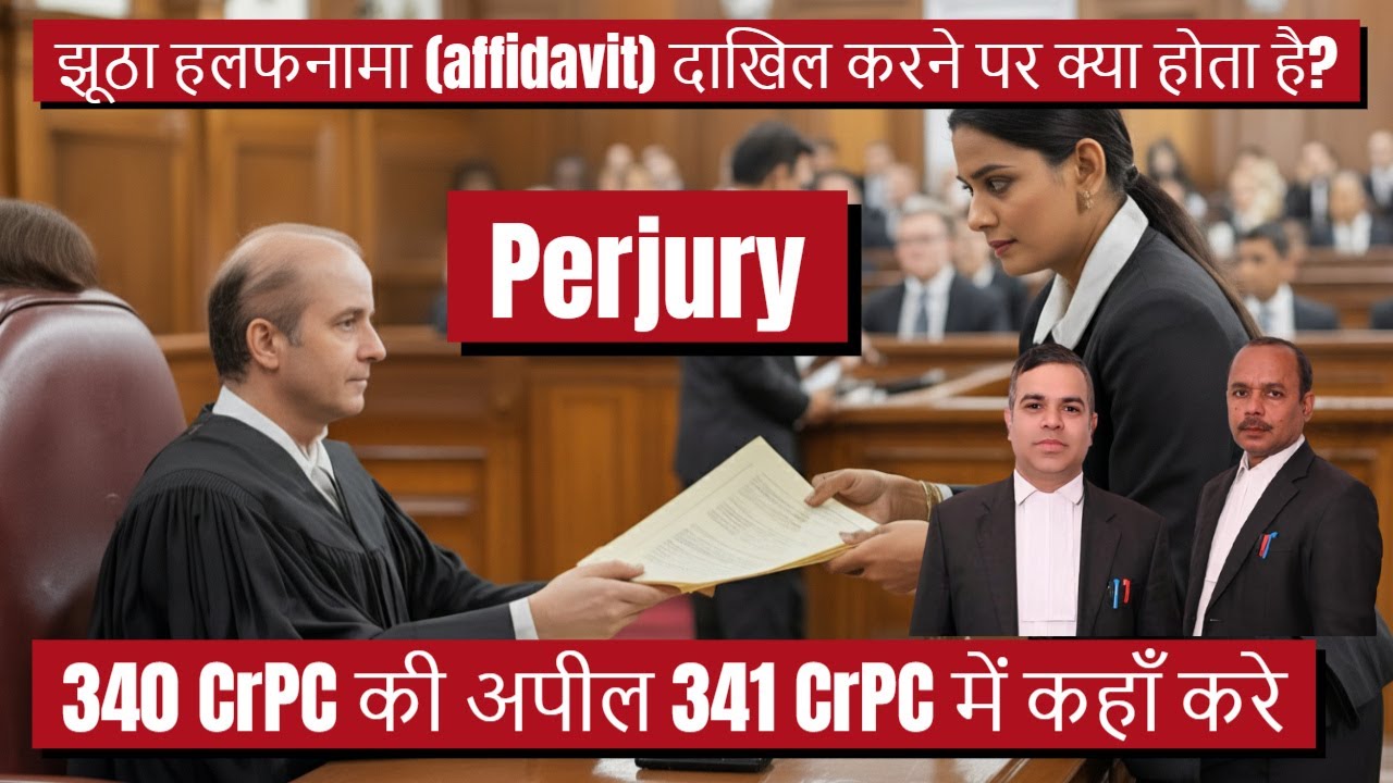 340 की अपील 341 कहाँ करे, Appeal Under Section 341 CrPC against order of 340 CrPC | Criminal Law