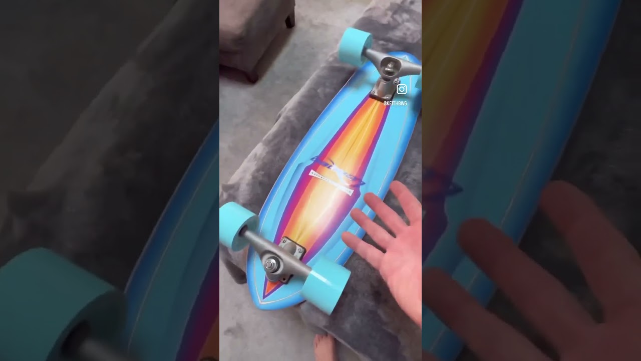 YOW / Carver / Slide Surfskates with Orangatang 77a wheels .