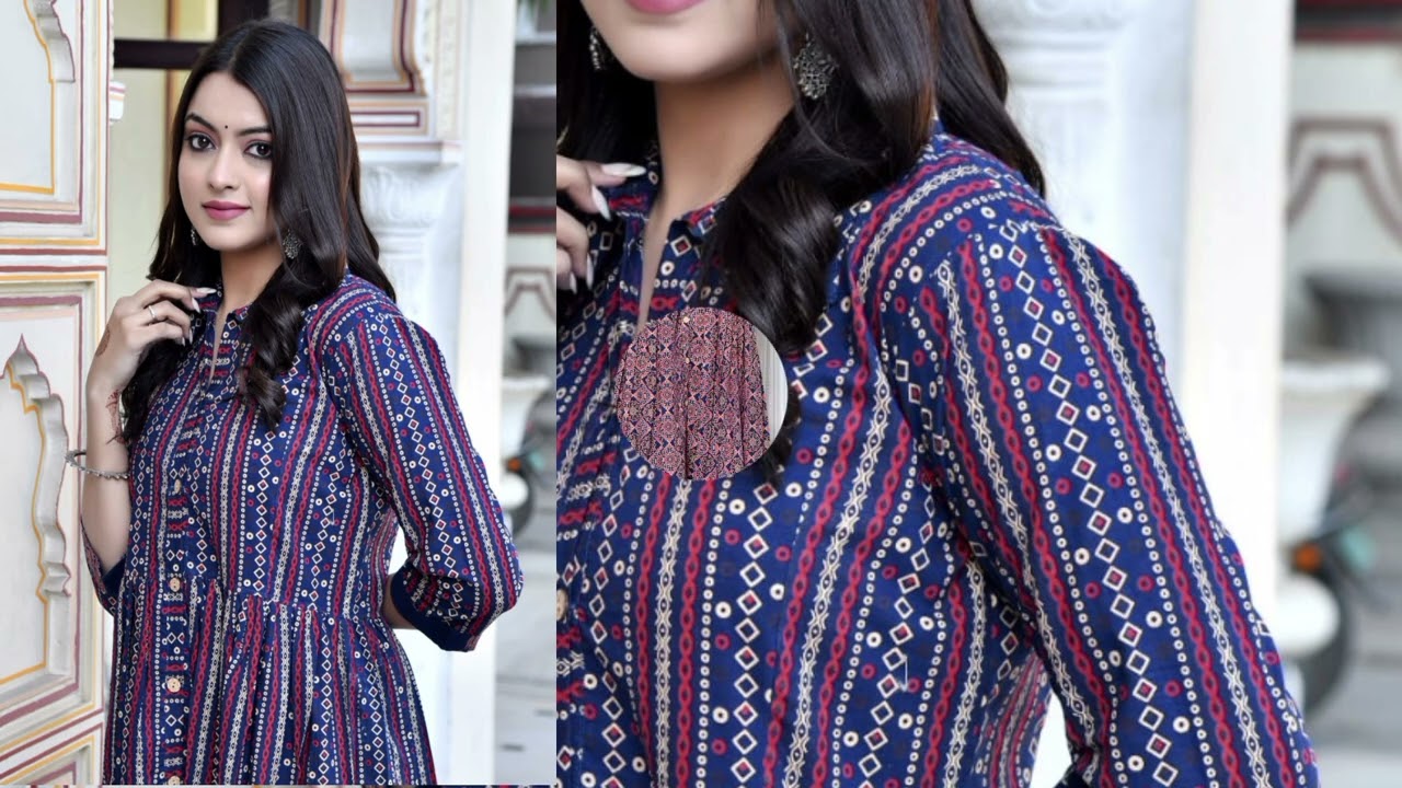 Hand block print | Hand block print kurti | Kurti collection | New collection | Printed kurti
