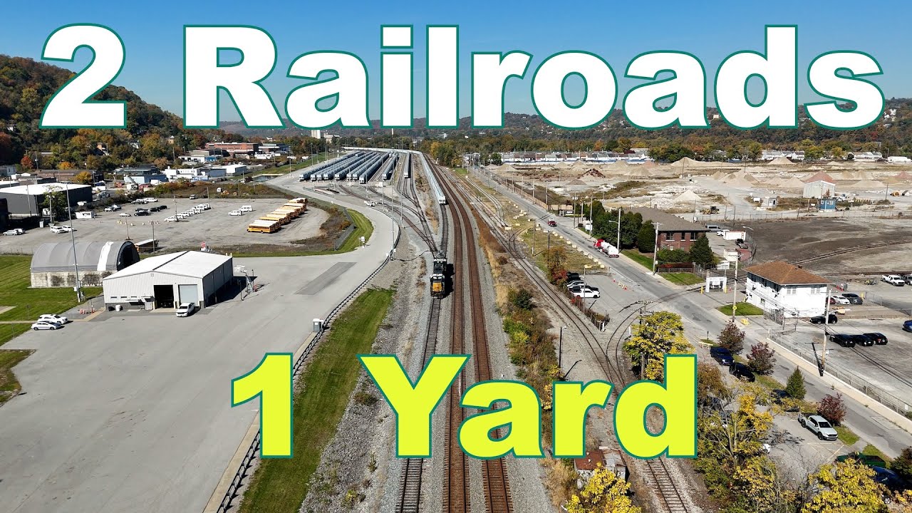 Railroad Yard Operations! 2 railroads in 1 yard.  IN A SIT YARD? Great info