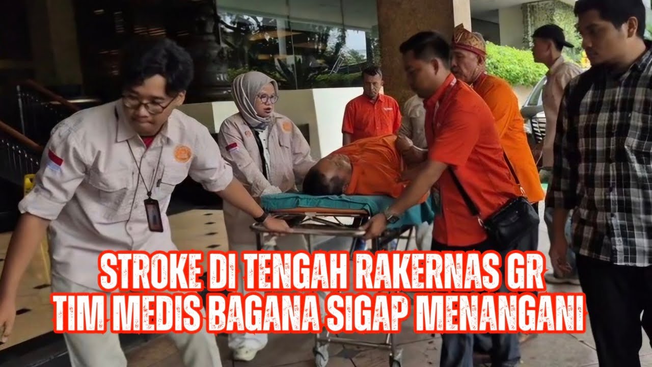 Stroke di Tengah Rakernas Gerakan Rakyat, Tim Medis Bagana Sigap Menangani | Bagana Update