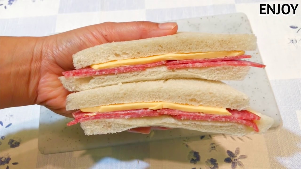 Salami Sausage & Cheese Sandwich Recipe