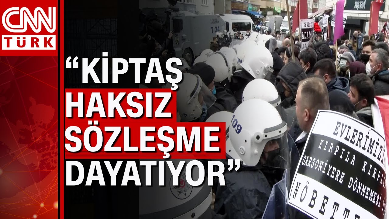 Yeşilpınarlılar İBB iştiraki Kiptaş'ı protesto etti!