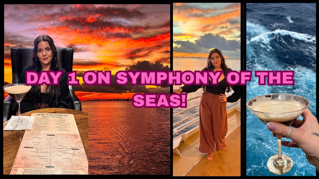 Day 1 on Symphony of the Seas 🚢 | 7-Night Royal Caribbean Cruise Vlog | Embarkation Day