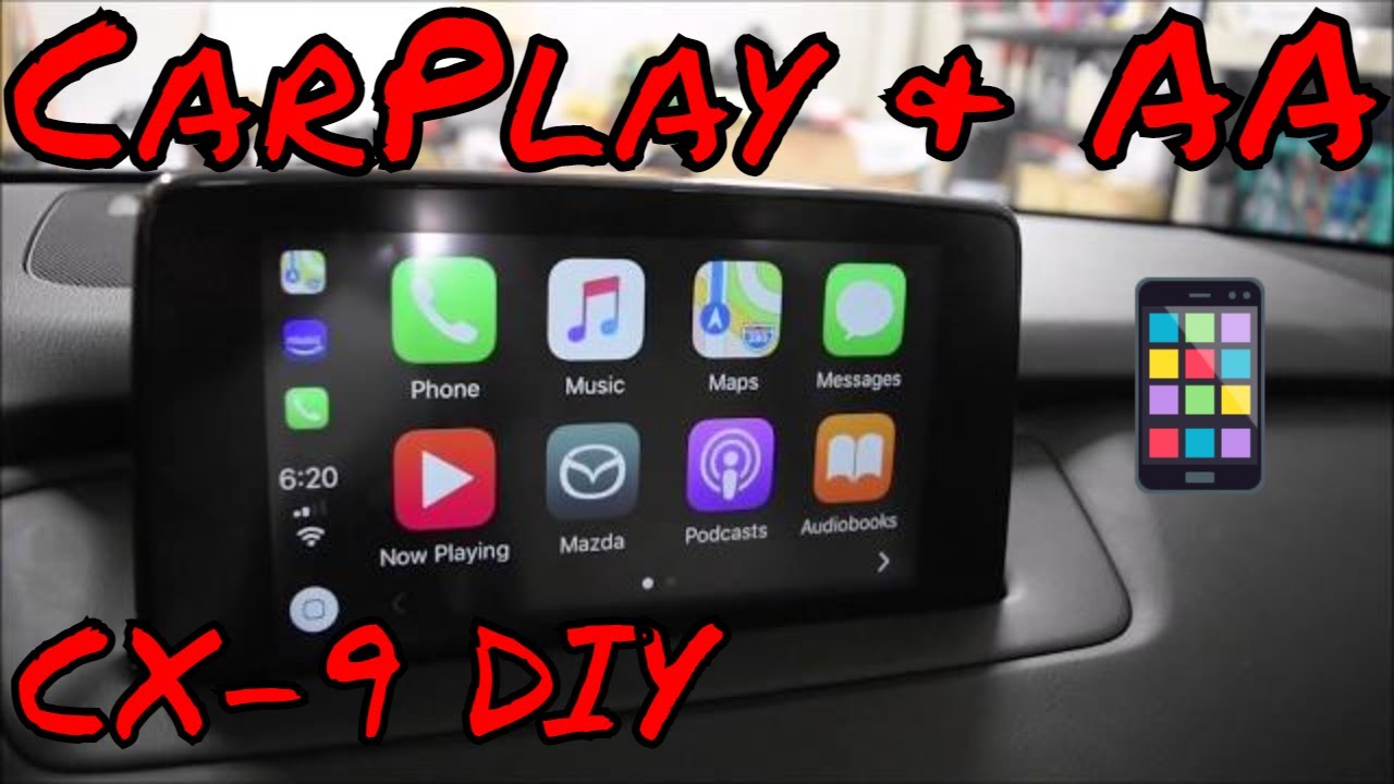 Mazda CX-9 AA/CarPlay USB Hub Install.  DIY CarPlay!
