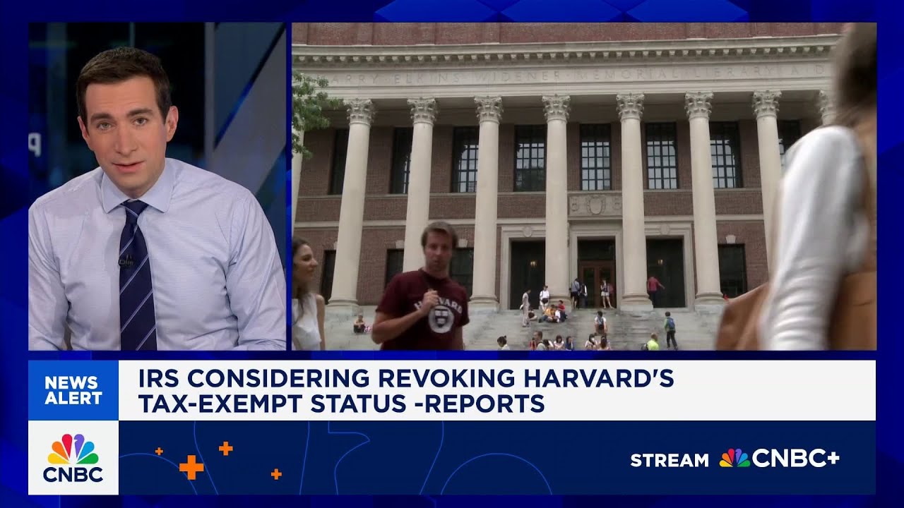 IRS considering revoking Harvard's tax-exempt status: Report