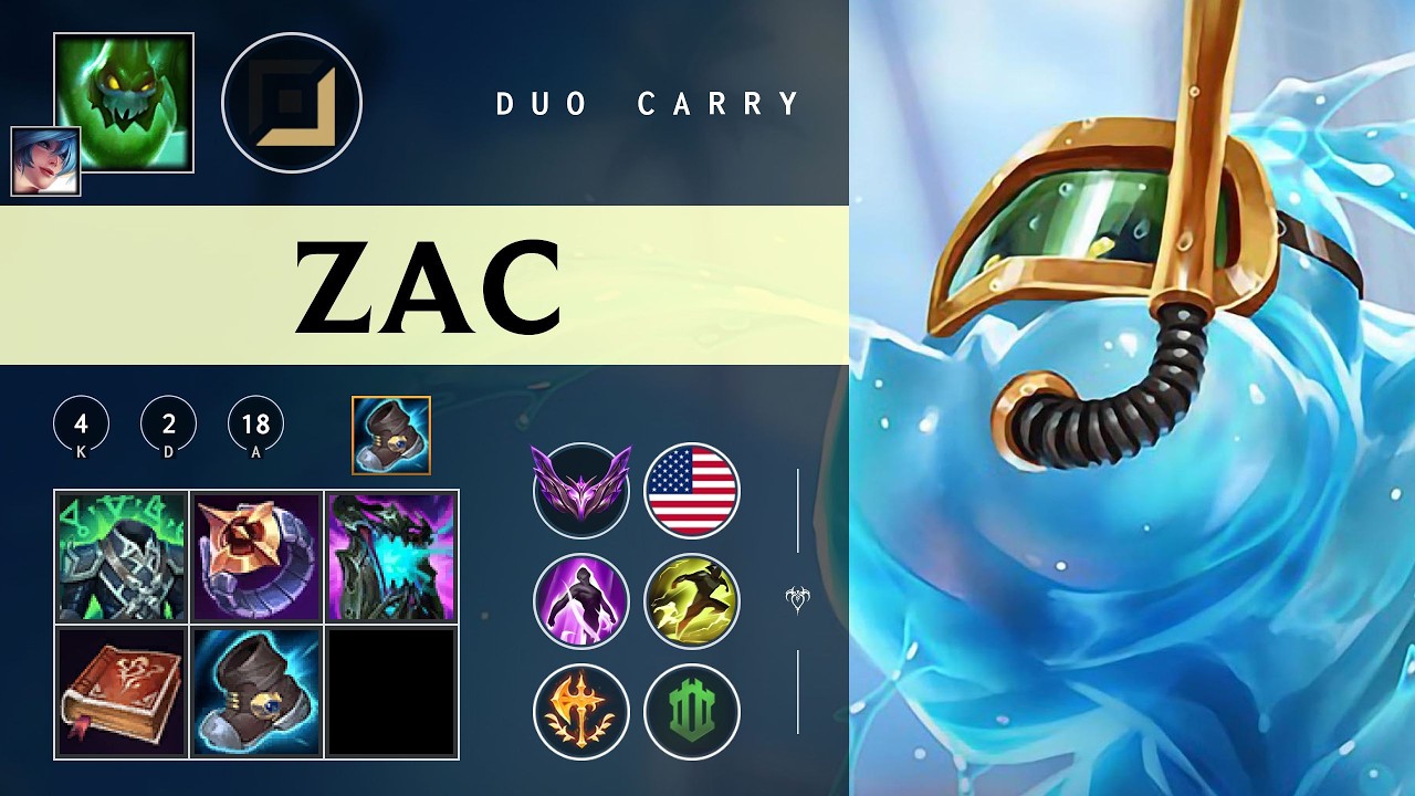 Zac Carry vs Brand - NA Master Patch 26.07