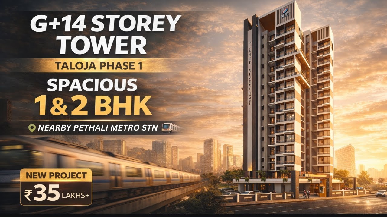 I Found a Perfect 1 BHK Flat in Taloja Phase 1 | Starting ₹35 Lakhs | 5 Mins to Pethali Metro