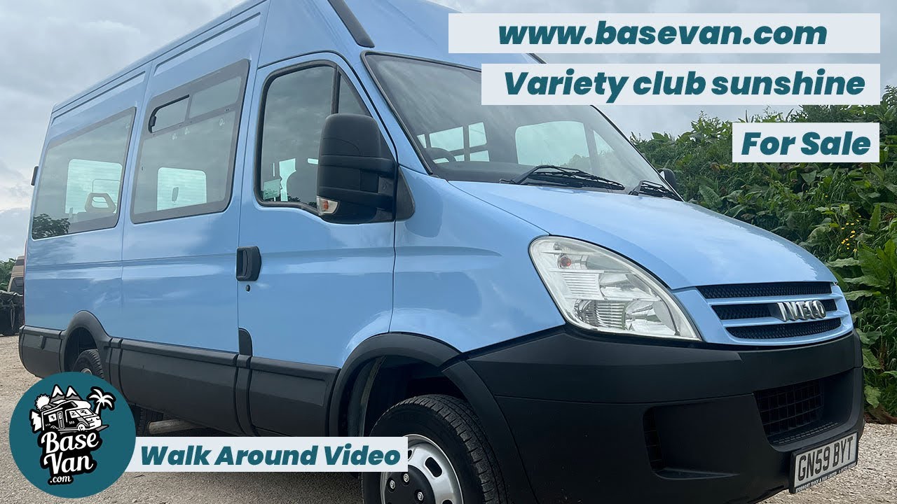 IVECO DAILY EX VARIETY CLUB SUNSHINE COACH / BUS, WALK AROUND A 2.3 MWB!