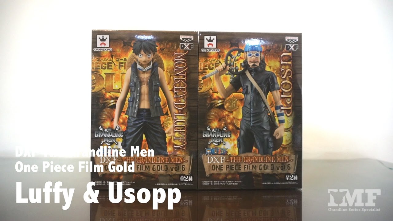 Review & Unboxing GLM Film Gold Luffy & Usopp vol.6 | One Piece DXF The Grandline Men Banpresto