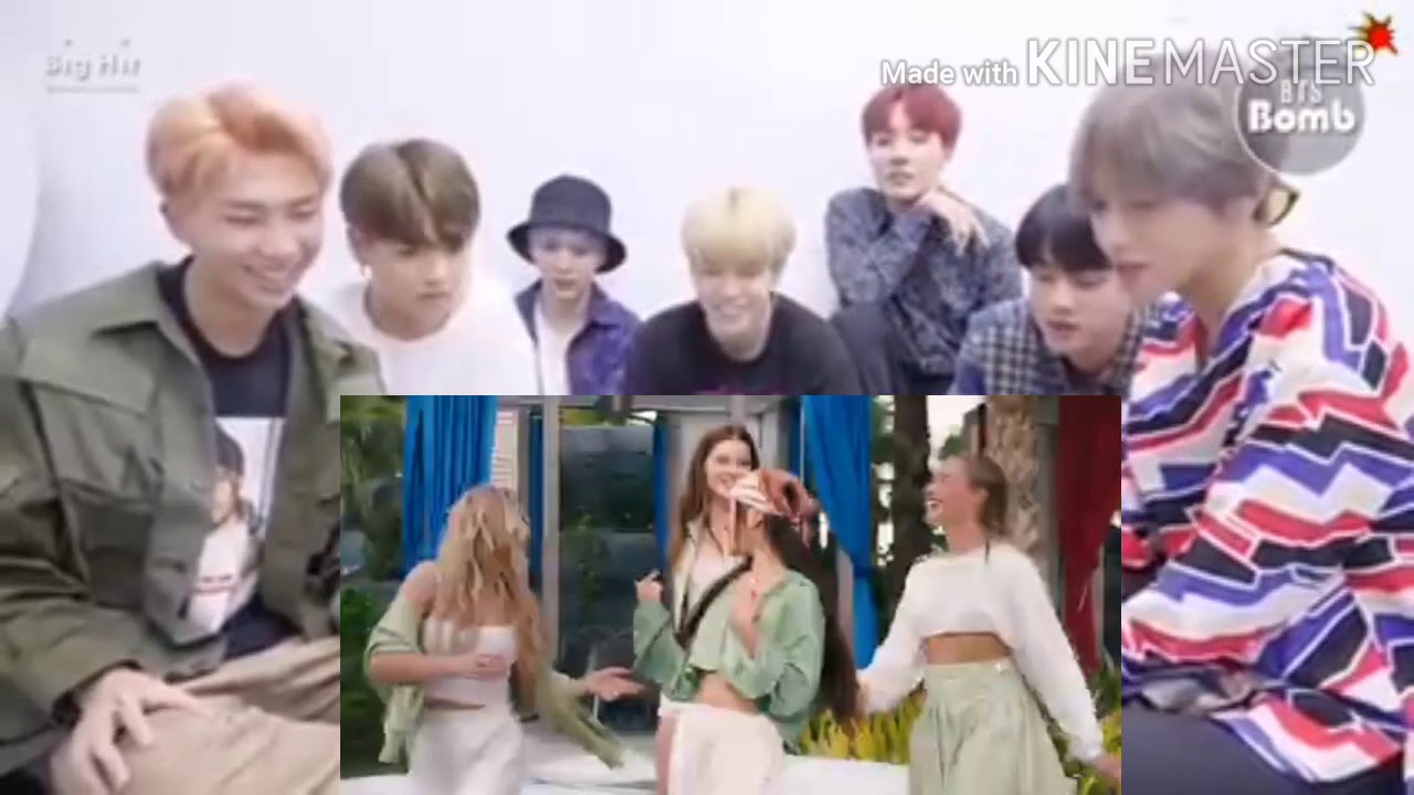 Bts reagindo o novo clipe das meninas
