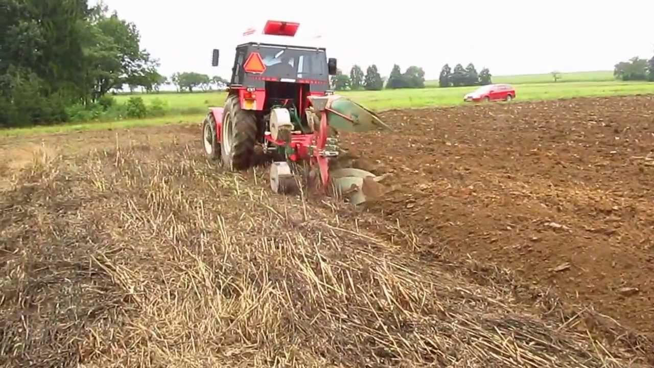 Orba Zetor 7745 a pluh Kverneland