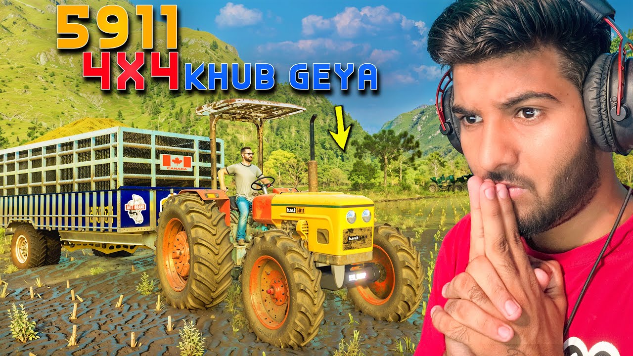 HMT 5911 4x4 Stuck in Mud 🚜| FS22 | Happy Goldsmith
