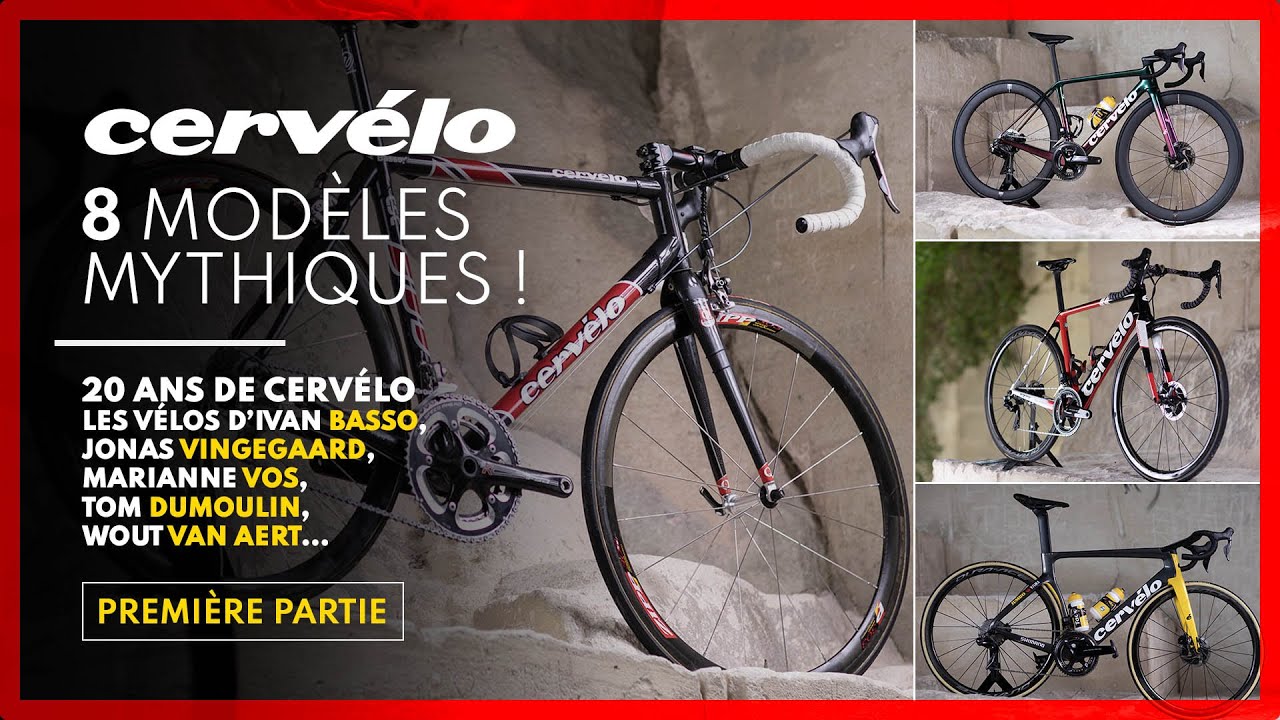On a réuni 8 Cervélo de légende ! 20 ans d’histoire Cervélo de Basso à Vingegaard