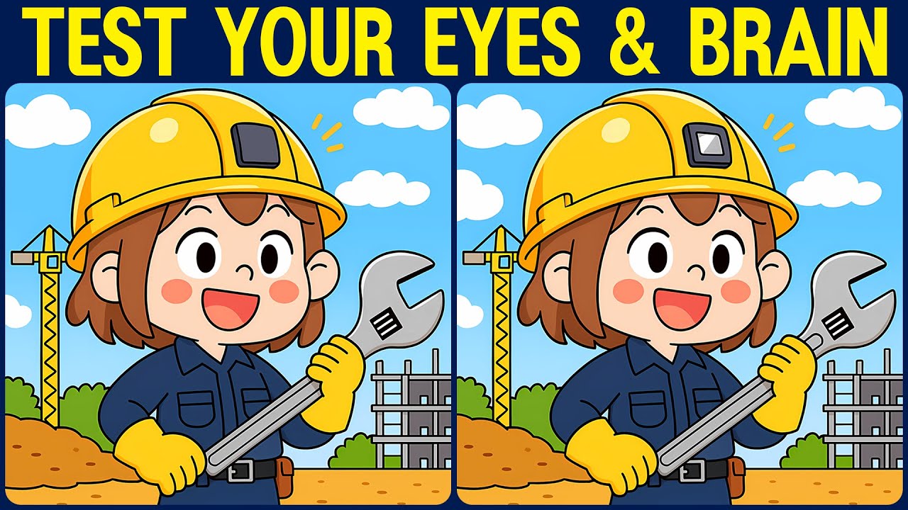 [Spot the Difference Brain Training] Try this slightly tricky puzzle.