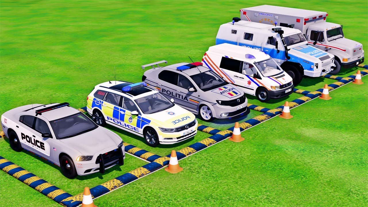 КРАСОЧНАЯ ПОЛИЦИЯ - ПЕРЕВОЗКА ПОЛИЦЕЙСКИХ МАШИН, МАШИН СКОРОЙ ПОМОЩИ, ПОЖАРНОЙ МАШИНЫ С ГРУЗОВЫМ ...