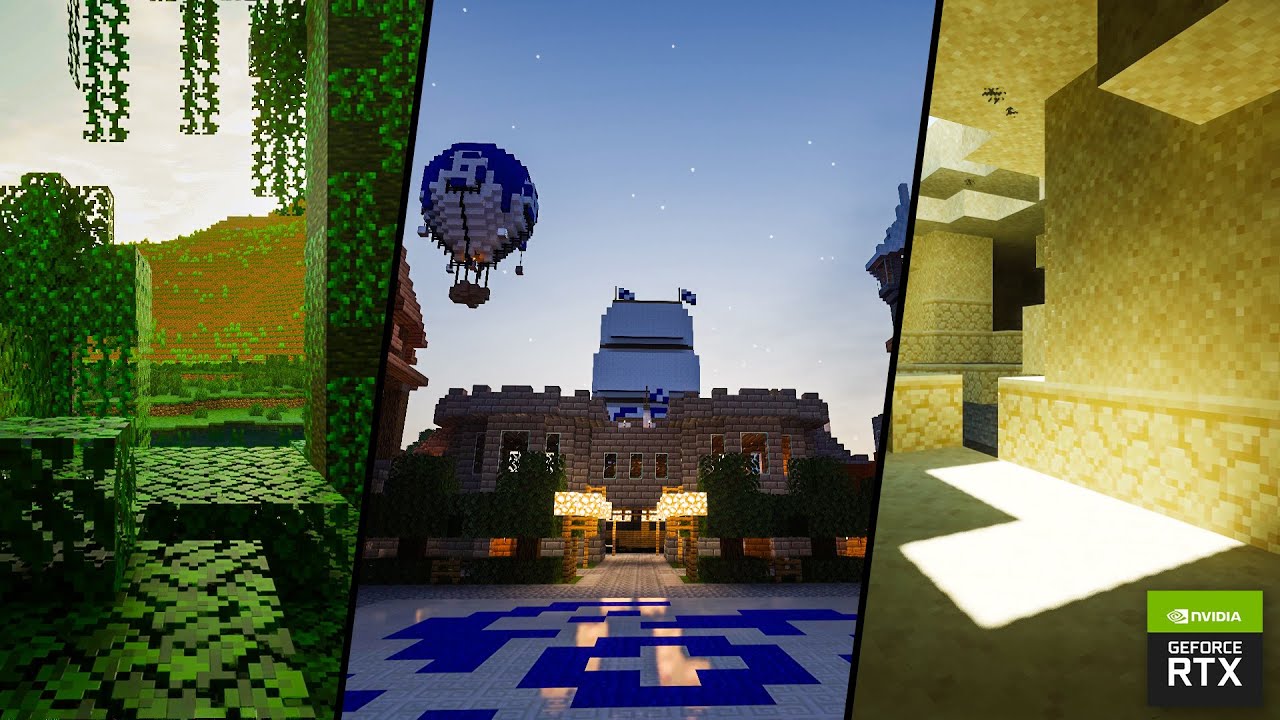 BEAUTY OF SEUS PTGI E6 WITH RAY-TRACING ON | AV PBR TEXTURE PACK | Minecraft Java Edition