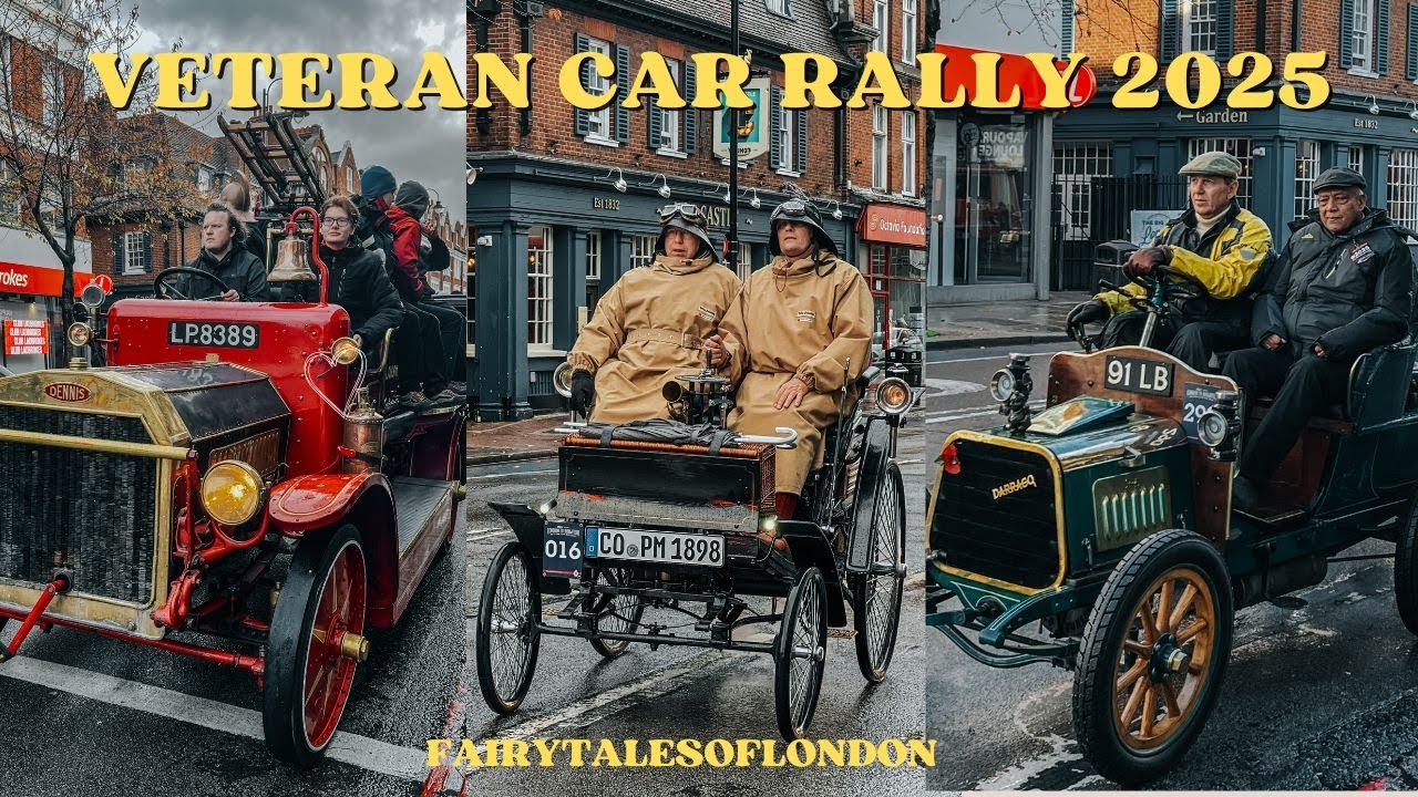 The Veteran Car Rally 2025 I Veteran car rally London to Brigton I Vintage Car Rally 2025 Vintage