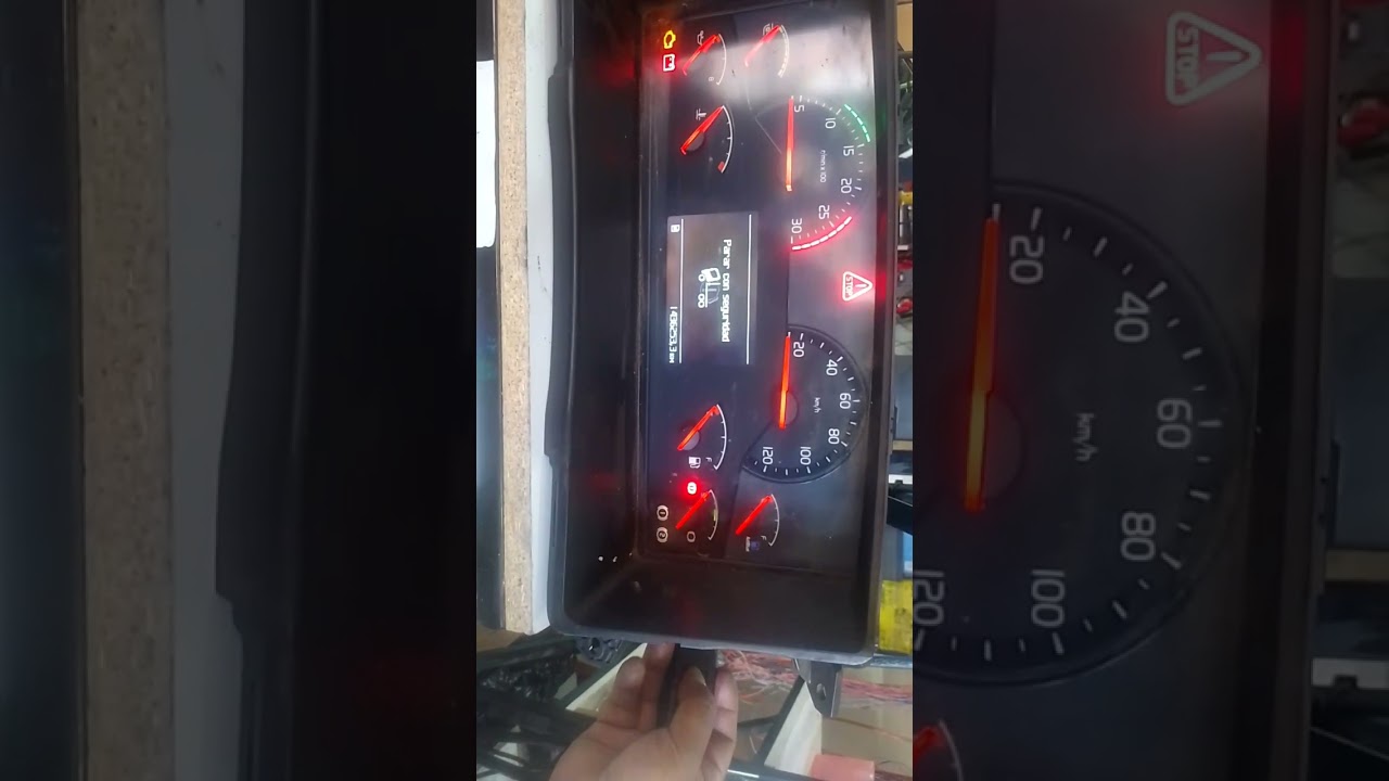 Laboratorio Electrónico Diesel Volvo d13a prueba tablero y ecm de motor