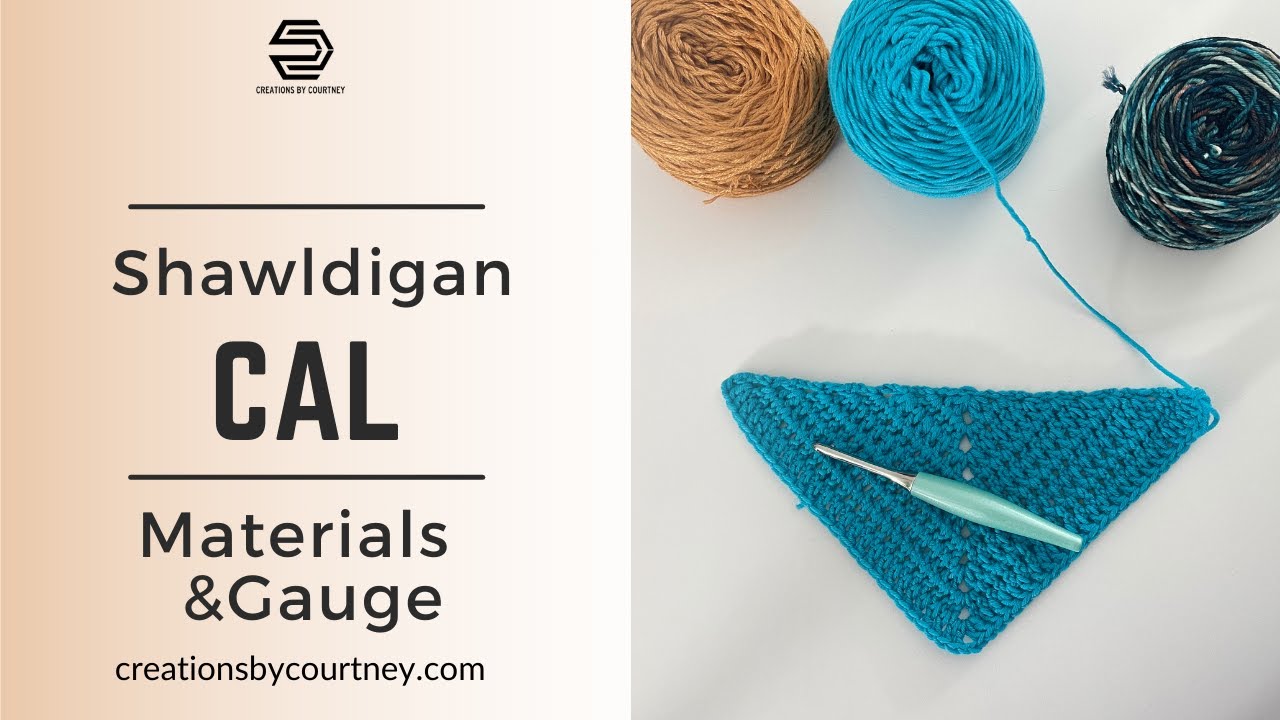 Shawldigan | Free Crochet Along: Starting with Gauge
