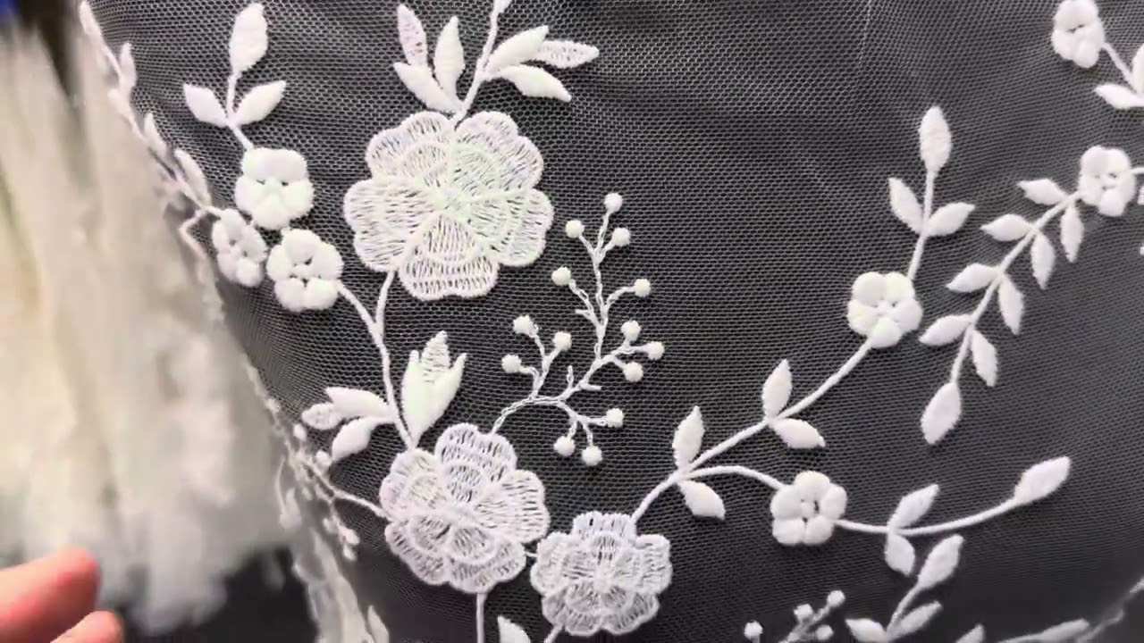 Italian Embroidery Lace - Bonet
