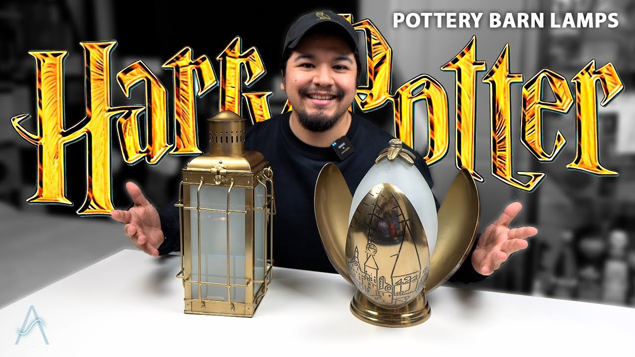 Golden Egg & Hagrid's Lantern Table Lamp Unboxing and Review | Pottery Barn Teen