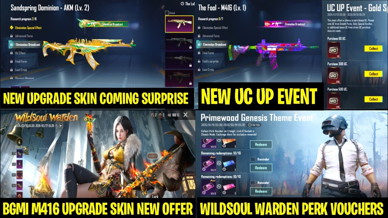 GOOD NEWS😍4.3 Update Ultimate Set |4.3 Upgrade Skin Surprise | Next Uc Up Event | Perk Voucher Event