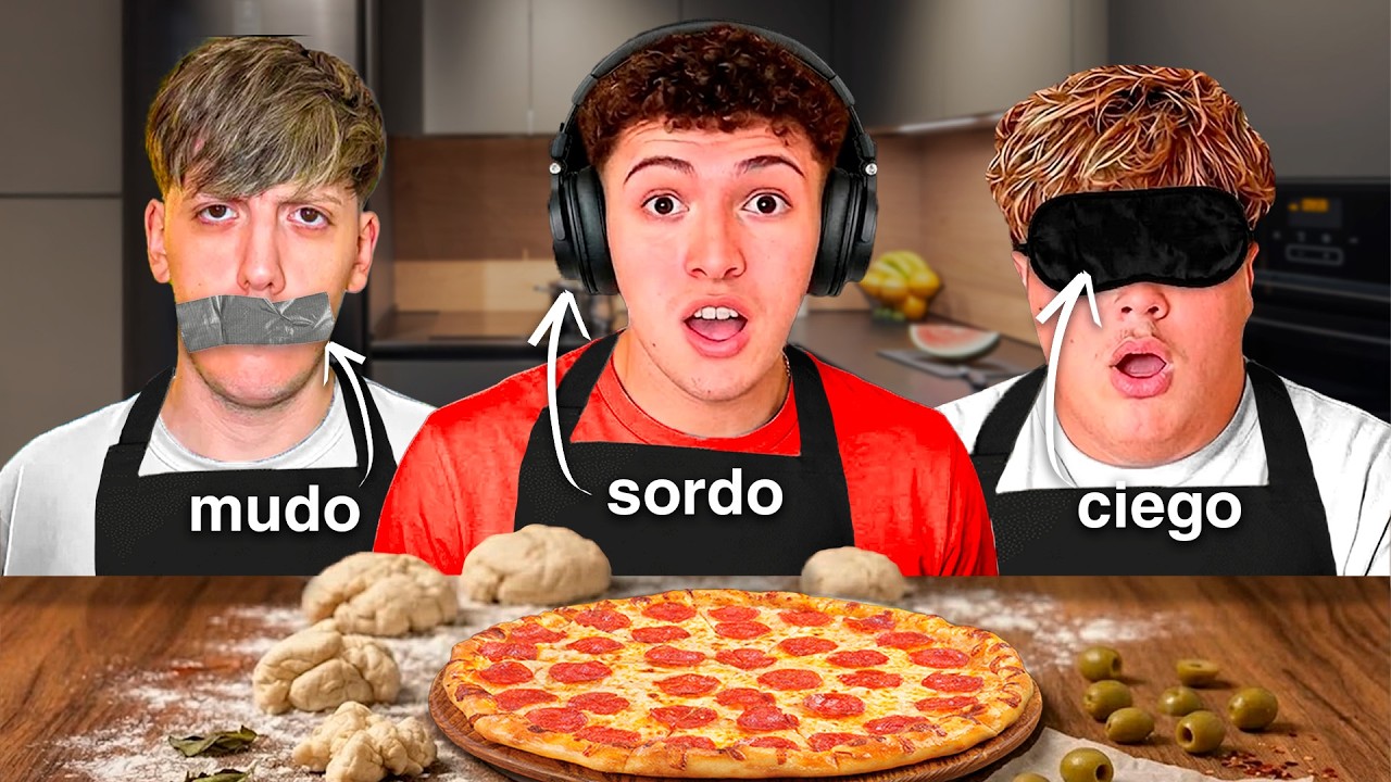 UN CIEGO, UN SORDO Y UN MUDO INTENTAN COCINAR
