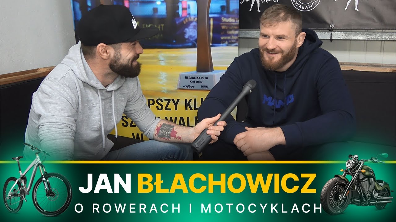Jan Błachowicz o rowerowych przygodach, jeździe na Fat Bike'u i pasji do motocykli