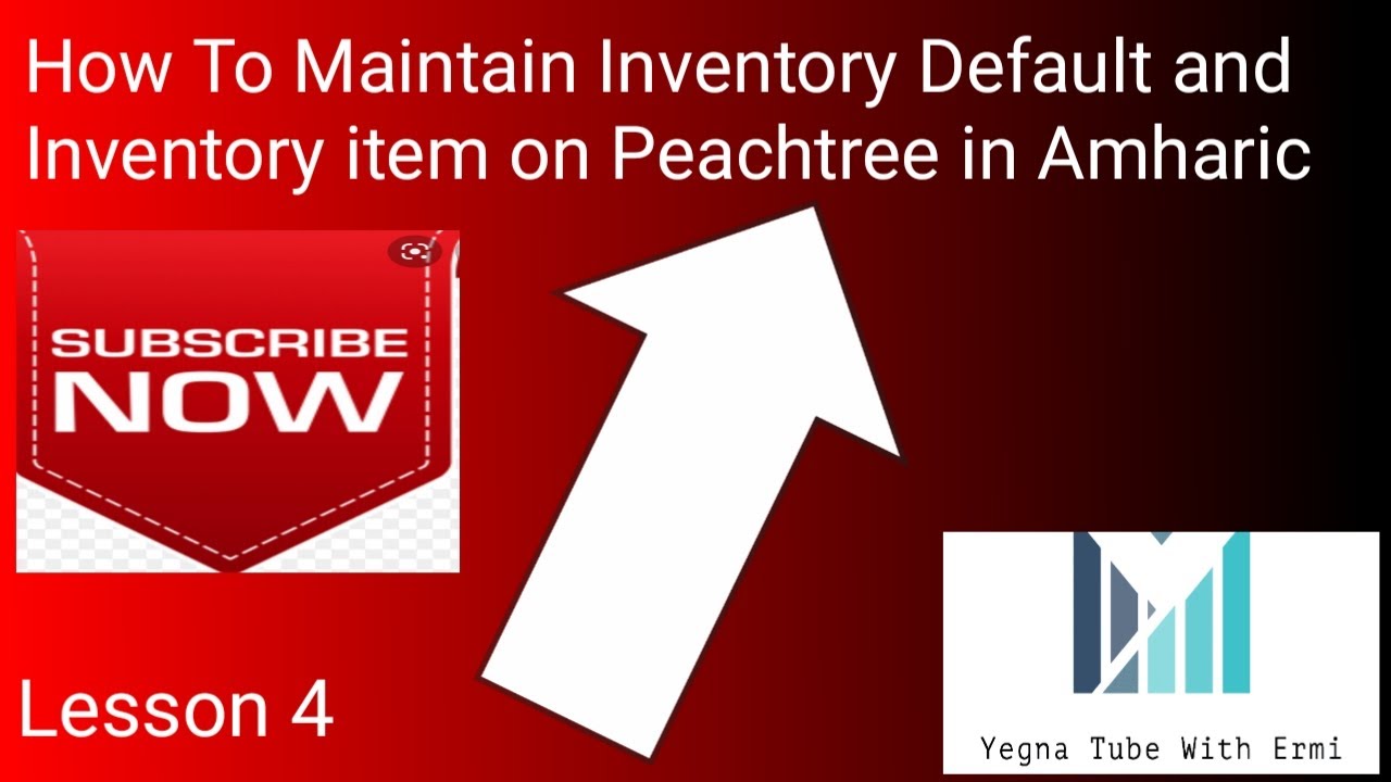 How To Maintain Inventory Default and Inventory Item in Amharic እንዴት አድርገን እቃ መመእገብ እንችላለን lesson 4
