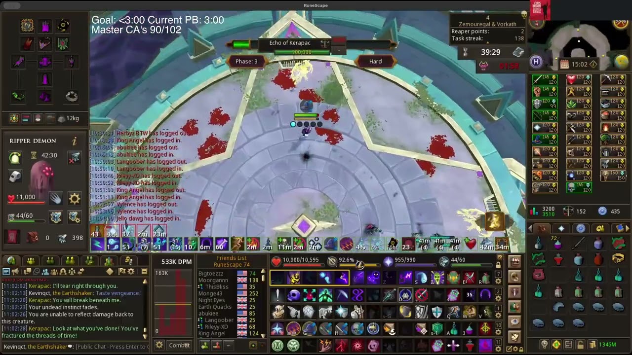 Kerapac Master timer w/Necromancy