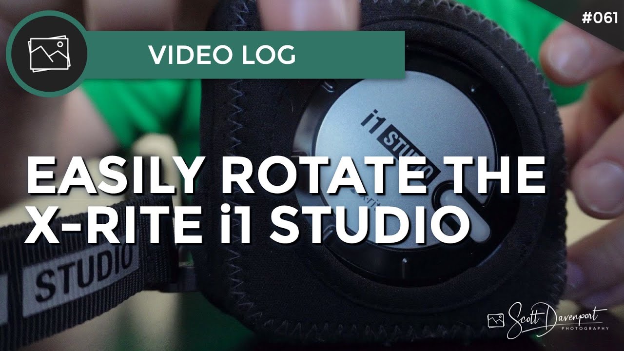 How To Easily Rotate The X Rite i1 Studio Color Calibrator