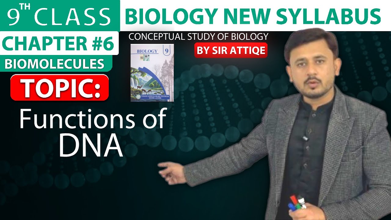 Functions of Nucleic Acid | Functions of DNA | Material of inheritance | 9th Biology new syllabus 
