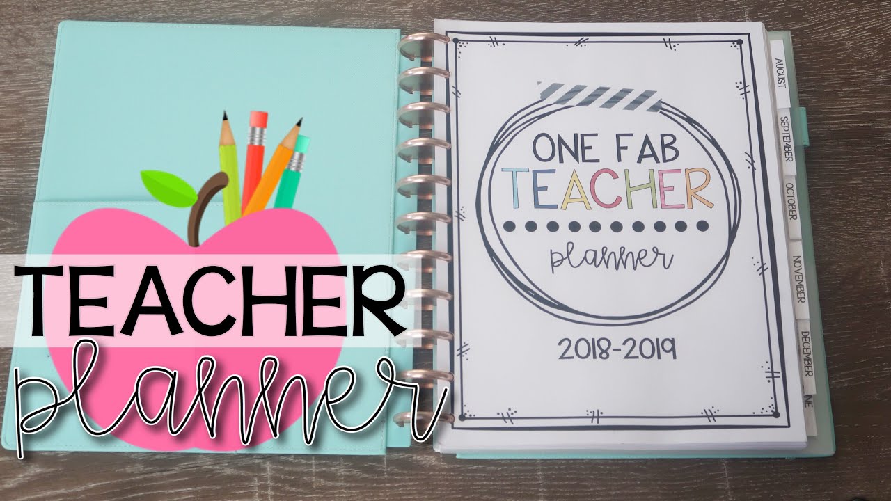 Teacher Planner 2018