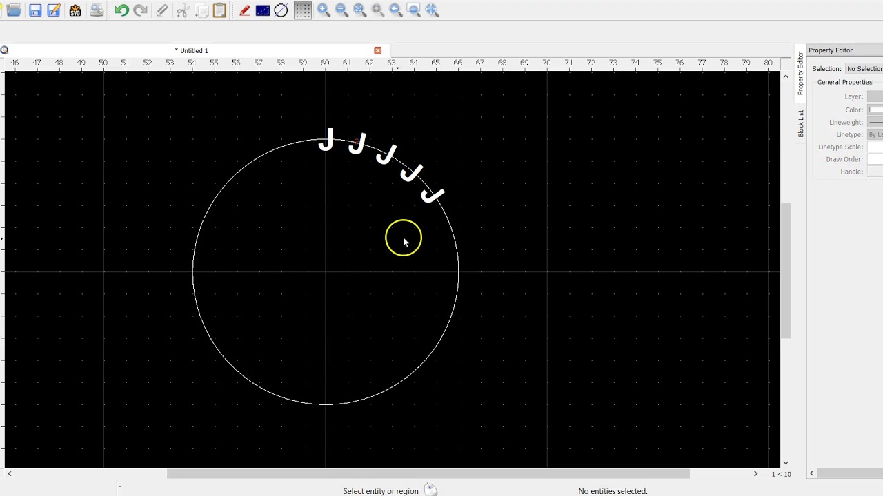 QCAD Lettering