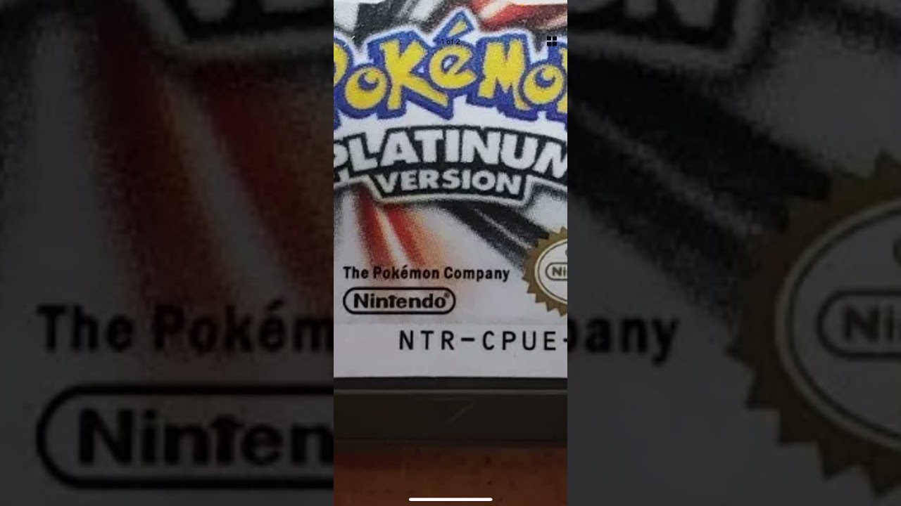 Fake Pok&eacute;mon Games selling on eBay selling as real